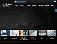 Tablet Screenshot of filters.com.pl