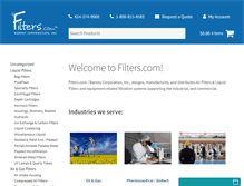 Tablet Screenshot of filters.com
